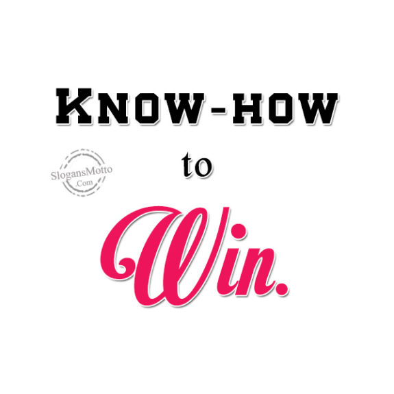 know-how-win