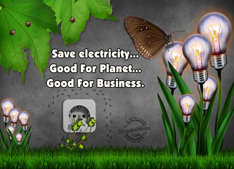 save electricity slogans in english